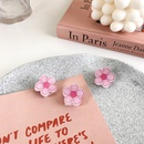 fashion cute cherry blossom hair clip acrylic small flower hair accessoriespicture10