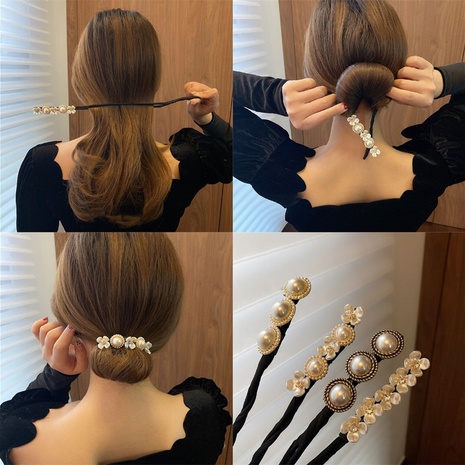 fashion non-slip pearl flower hairpin artifact hair accessories's discount tags
