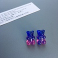 fashion contrast color colorful gummy bear stud earrings wholesalepicture15