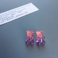 fashion contrast color colorful gummy bear stud earrings wholesalepicture18