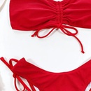 2022 nouveau maillot de bain sexy de couleur unie fendu dames bikinipicture10