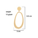 vintage geometric irregular ring hollow fashion drop earrings wholesalepicture5