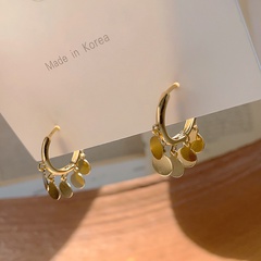 fashion simple earrings 2022 new alloy hoop earrings