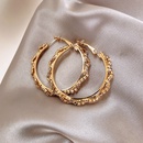 fashion simple geometric big circle twist diamond alloy earrings womenpicture10