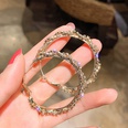 fashion simple geometric big circle twist diamond alloy earrings womenpicture14
