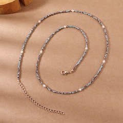 retro creative pearl metal beaded stitching chain waist chain