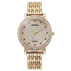 Damenuhr mit vollem Diamantarmband aus legiertem Stahl Gypsophila-Sterndiamant-britische Uhr