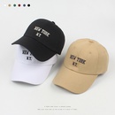 Korean spring and summer alphabet embroidered baseball hat femalepicture7