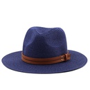 New spring and summer yellow belt accessories straw hat jazz hatpicture8
