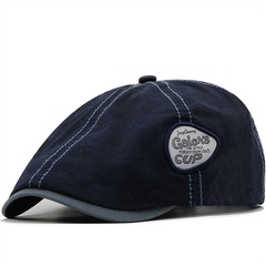 retro new washed adjustable forward cap reverse beret men's and women's cap