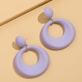 new acrylic geometric print pendant earringspicture12