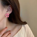 fashion cute candy color flower alloy stud earrings wholesalepicture7