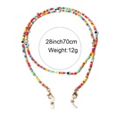 Fashion candy color beaded multicolor bead glasses chainpicture10