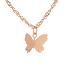 fashion geometric butterfly pendent twist chain copper necklace femalepicture10