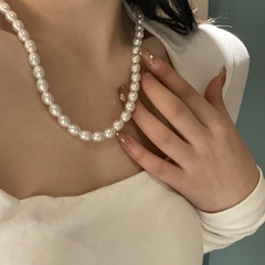 Perlenkette weibliche Sommermode Retro-Halskette Großhandel