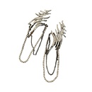 fashion streamlined rhinestone pendant alloy earrings wholesalepicture10