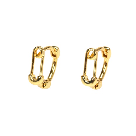 fashion copper gold-plated paper clip ear buckle earrings wholesale's discount tags
