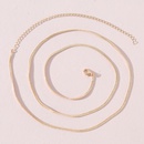 fashion jewelry simple alloy snake chain chain waist chain body chainpicture5