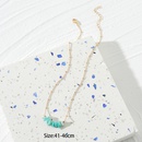 fashion multiple light green natural stone pendent alloy necklacespicture7