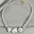 retro irregular size pearl fashion splicing collarbone chain necklacepicture11