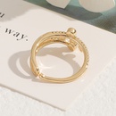 fashion hiphop lucky eye copper microencrusted zircon tail ring femalepicture10