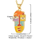 new cartoon enamel dripping oil pendant creative copper necklacepicture10