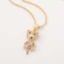 Collier d39anne de naissance du zodiaque tigre pendentif en diamant de dessin anim collier en cuivrepicture8