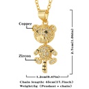 Collier d39anne de naissance du zodiaque tigre pendentif en diamant de dessin anim collier en cuivrepicture9