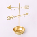 Estante para pendientes de hierro forjado con forma de flecha estante de almacenamiento de joyas estante de exhibicin de joyas de oro para el hogar estante colgante para pendientespicture6