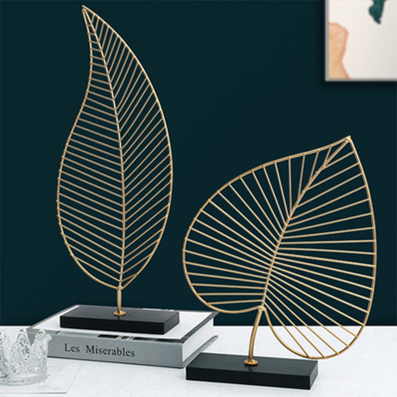 Fashion home living room desktop leaf decoration crafts