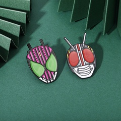 Fashion new cartoon Kamen Rider enamel badge drip oil brooch wholesale