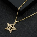 fashion MAMA fivepointed star pendant copper inlaid zirconium necklacepicture7