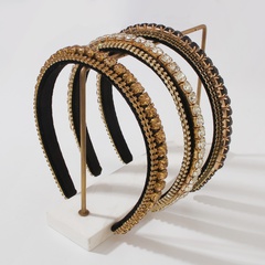 Fashion claw chain rhinestone hair headband