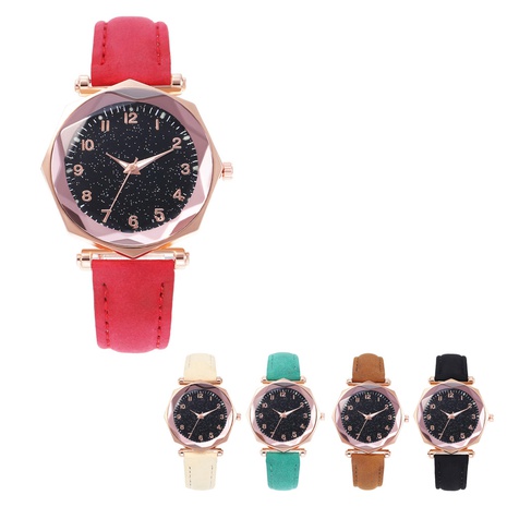 women's fashion starry night light dial simple octagonal quartz watch's discount tags