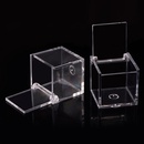 Hochtransparente quadratische FlipBox in Lebensmittelqualitt kleine Aufbewahrungsbox NHRTY713351picture8