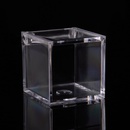 Hochtransparente quadratische FlipBox in Lebensmittelqualitt kleine Aufbewahrungsbox NHRTY713351picture10