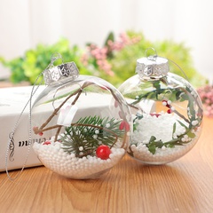 New Transparent Plastic Ball Hollow New Year Spring Festival Decorations