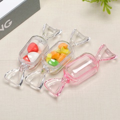 Candy gift box candy-shaped transparent plastic wedding candy box creative wedding supplies candy box festive packaging box wholesale