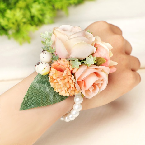 fashion bride simulation flower bracelet wedding wedding supplies wholesale's discount tags