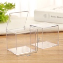 6cm plastic packaging candy box ps flip cover square transparent mini jewelry storage box food packaging small boxpicture10