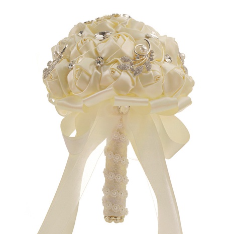 Fournitures de mariage de style occidental bouquet de mariée de mariage de fleurs de simulation's discount tags