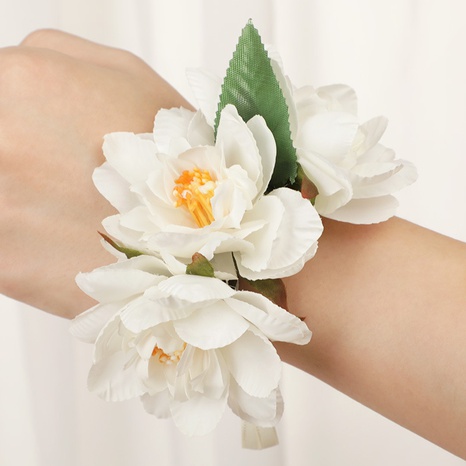 Wedding supplies bride wrist flower forest wedding bridesmaid hand flower's discount tags