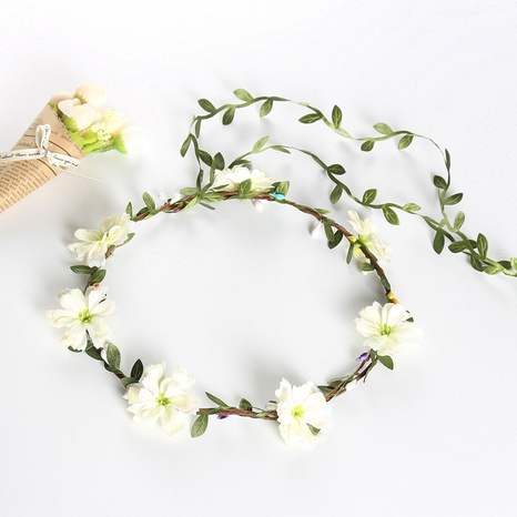 EBAY liefert neue Braut Girlande Armband Brautjungfer Handgelenk Blume Urlaub Foto Requisiten Haarschmuck Kopfschmuck's discount tags