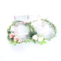 Korean wreath headdress Mori bride bridesmaid hair accessories accessories seaside photo photography photo props