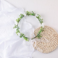 Grünes Blatt Kranz Haarschmuck Großhandel Reisefoto Braut Hochzeit Kopfbedeckung