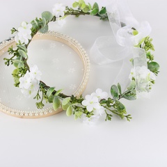 Europäische und amerikanische Sen-Abteilung von Wasserpflanze Girlande Haarschmuck Blume Haarring Stirnband Großhandel Hochzeit Kopfschmuck verkleiden sich Foto Kopf Blume Anpassung