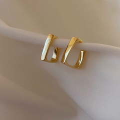 new geometric U-shaped alloy earrings female wholesale