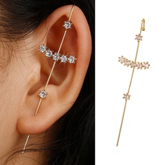ins Haoshi niche temperament cold wind piercing ear acupuncture around auricle ear bone clip jewelry cross-border hot sale