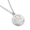 retro style stainless steel round pendant mothers day necklacepicture12
