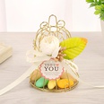 Europeanstyle creative candy box tinplate hollow wedding candy gift box wedding supplies personalized candy box wholesalepicture8